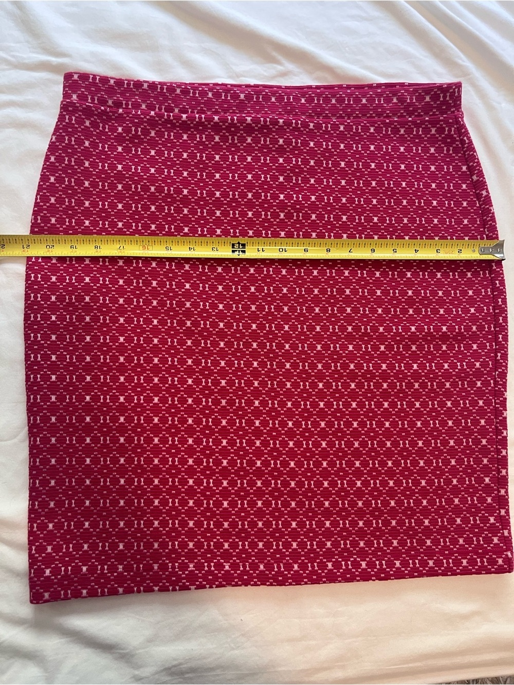 Leota Briar Bellissimo Jacquard Pencil Skirt Pink Textured XL - Picture 10 of 11
